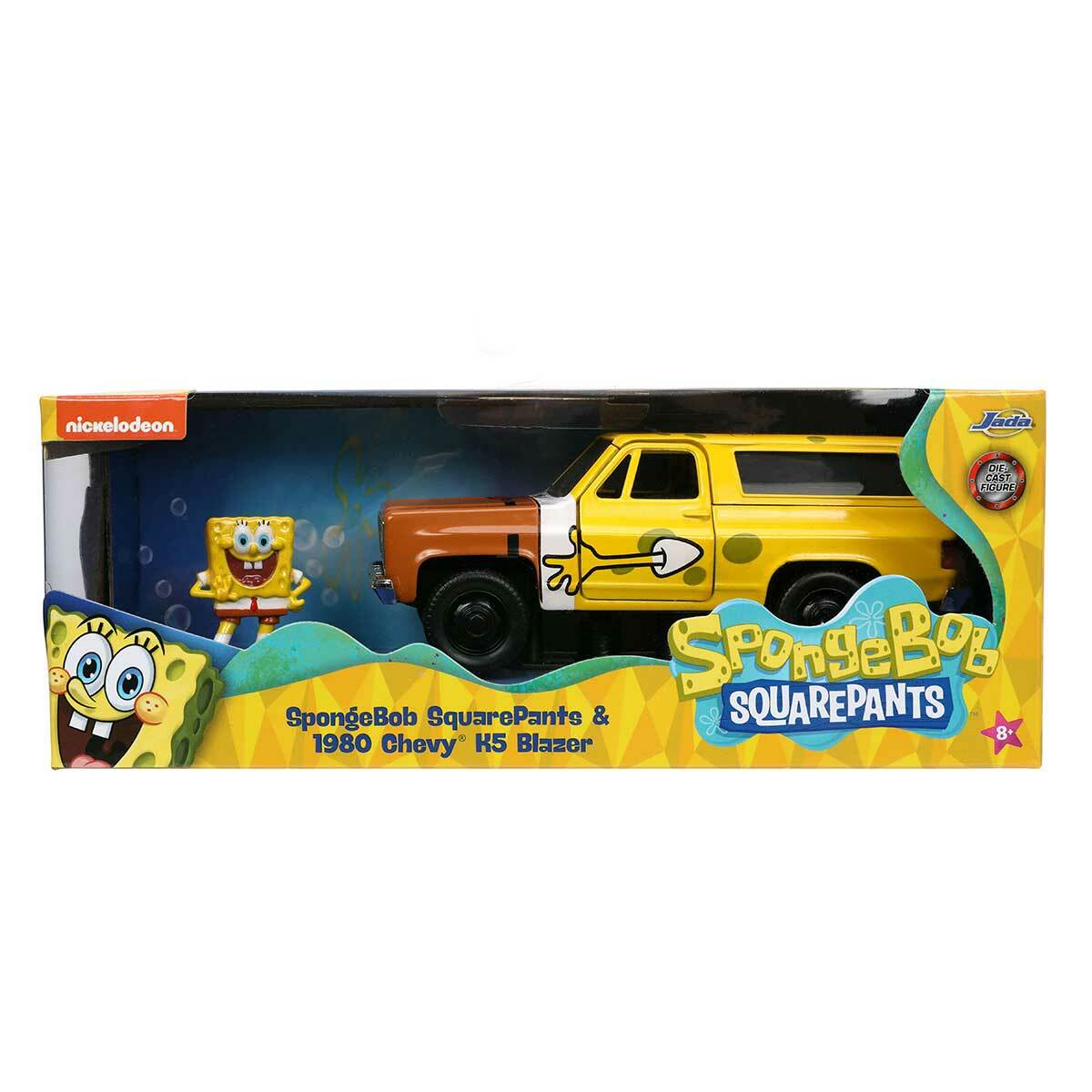 カウボーイズ サロンズ 木製プレート Jada Hollywood Rides: SpongeBob SquarePants & 1980 Chevy K5