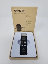 EVISTR 16GB Digital Voice Recorder Voice Activated Recorder with Playback.