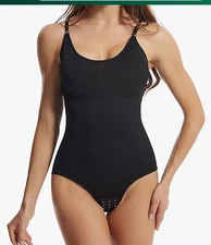 Women'S Shapewear Bodysuits Thong  Trendy Tummy Control Tunic Tops Shapewear...