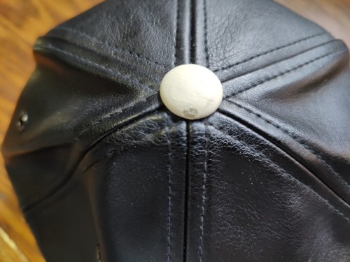 Houston Texas H*TOWN Black Leather look Snapback Flat Bill Hat Baseball Cap - Bild 5 von 8