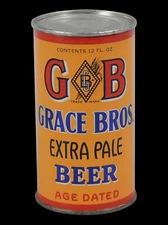 GB Grace Brothers Beer of Santa Rosa, CA New Metal Sign: 12 X 16"  Free Shipping