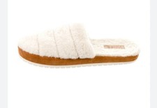 VINCE Loni Shearling Slipper Turtledove Plush Size 9.5 /39.5 VG Condition