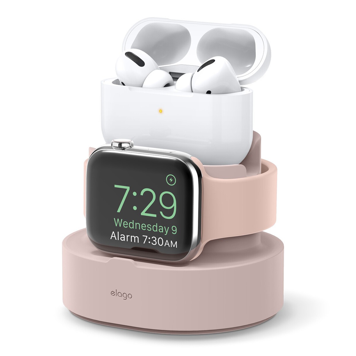 in Charging Dock for Apple Watch and AirPod Pro elago® [Sand