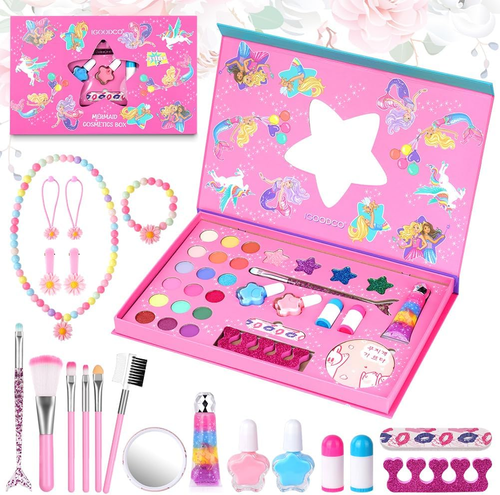 💚Trucchi Bambina Set 42 PZ Set Trucco Ombretti per Bambini Regalo Trucchi Bambi - Foto 10 di 12