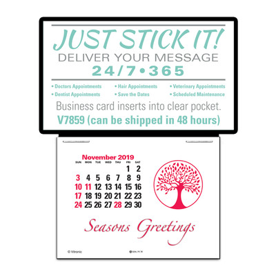 PRESS & STICK BUSINESS CARD 2021 CALENDARS CHEAP PROMO ADVERTISING MARKETING | eBay
