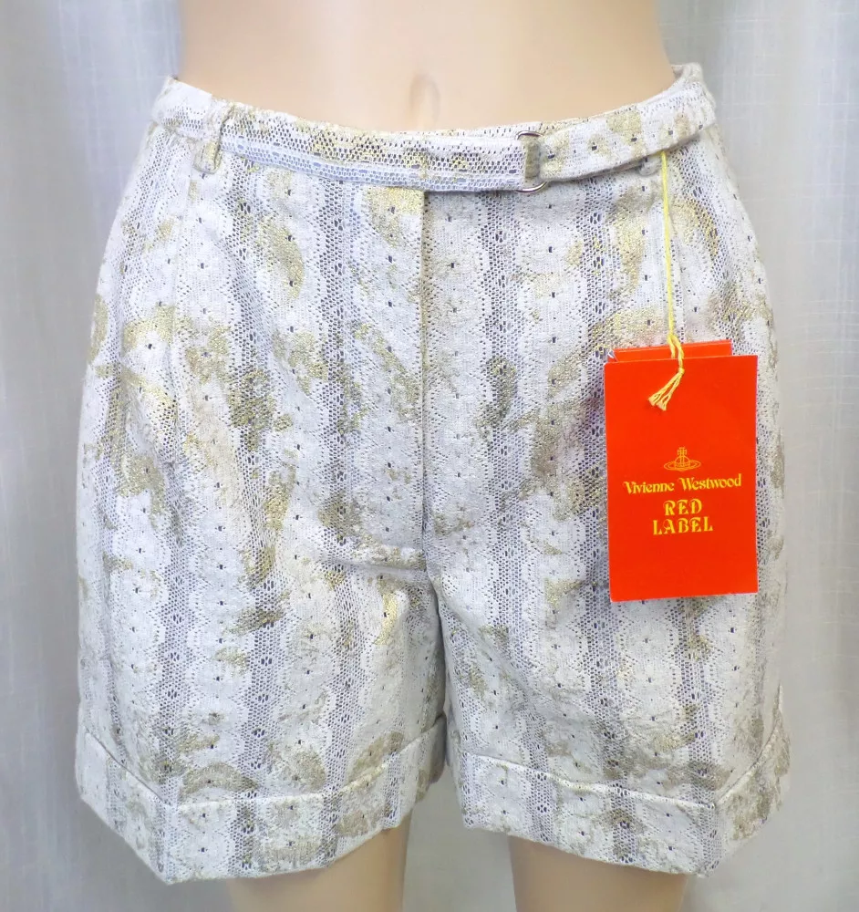 Authentic Vivienne Westwood Tudor Lace Shorts Sz. 40 (USA Sz. 4) NWT $735  (A)