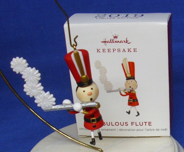 Hallmark Limited Ed Miniature Ornament Fabulous Flute 2019 Marching