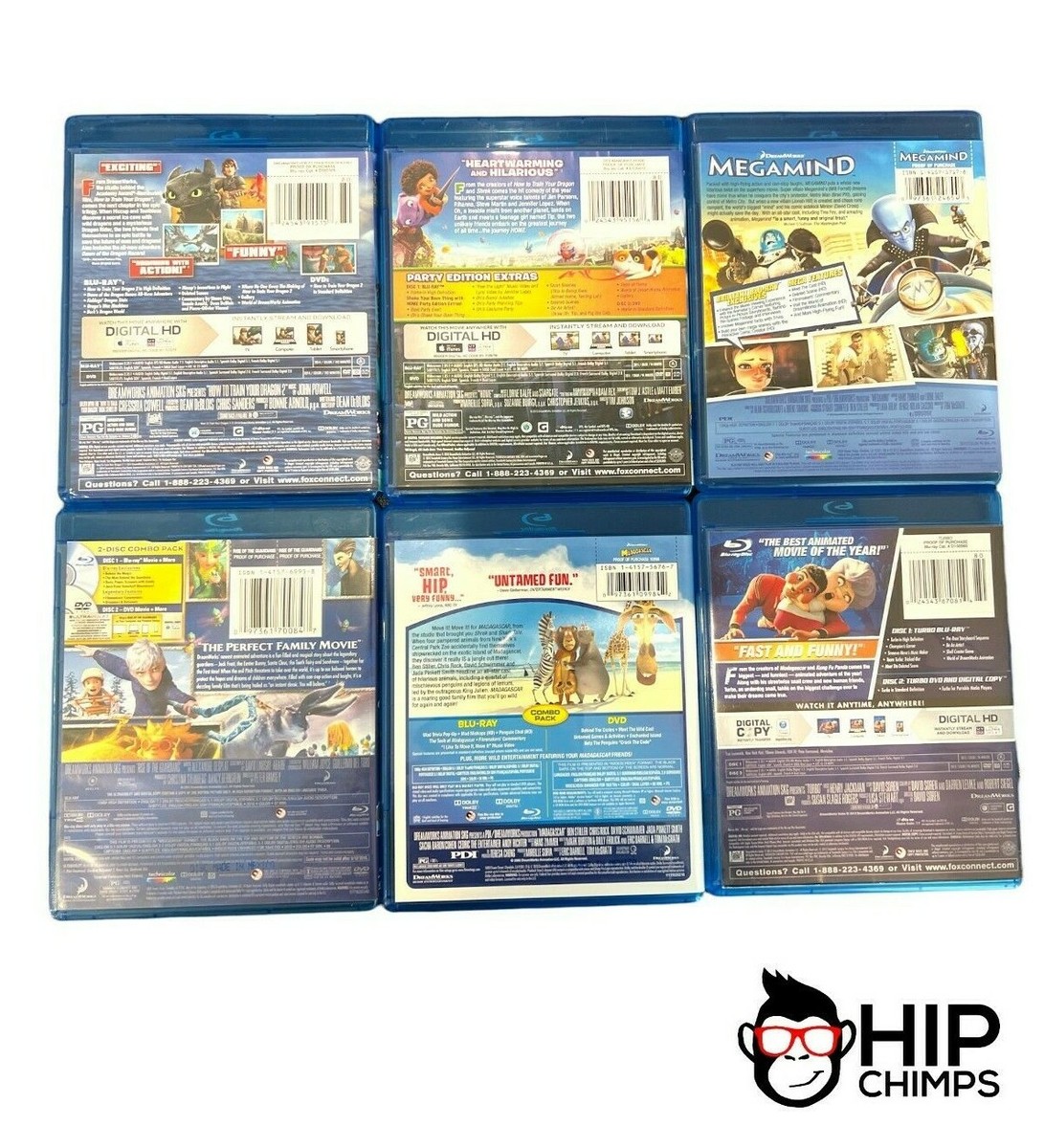 Lot of Children's Dreamworks Bluray Blu-Ray DVD Movies | eBay