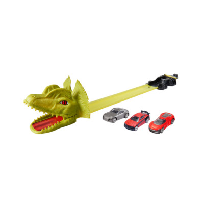 Teamsterz Dino Attack Playset with 3 Metal Cars - New