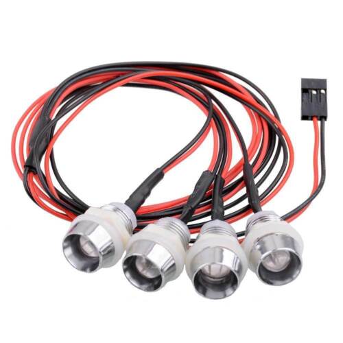 RC Car 4 Led Light Kit For Traxxas Slash X-Maxx Skully Grave Digger 4tec - Picture 2 of 4