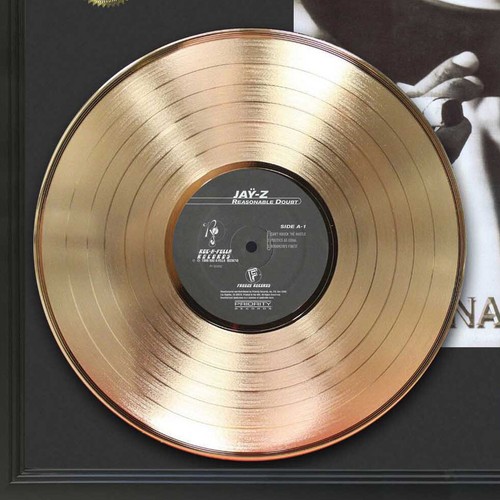 Jay Z Framed wood Legends Of Music LP Record Display. "C3" - Picture 3 of 4