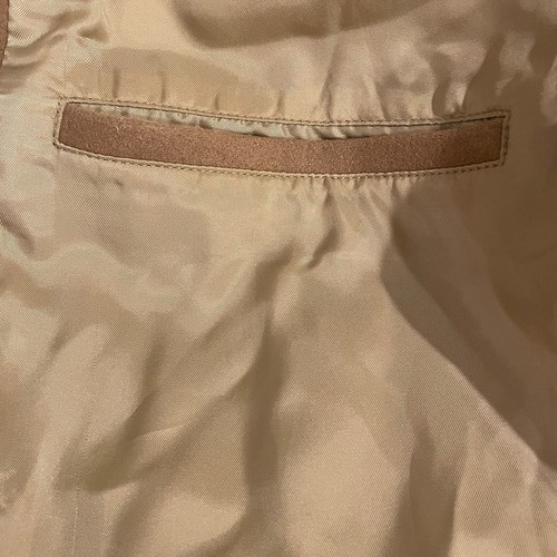 Vintage L.L. Bean Tan Wool Cashmere Sport Coat Suit Jacket Blazer Men’s 46 Tall - Picture 13 of 15
