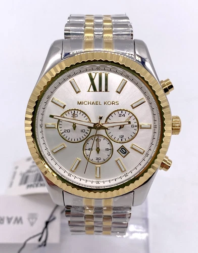 Michael Kors MK8344 Lexington Chronograph  44mm Two-Tone Lexington Men's  Watch
