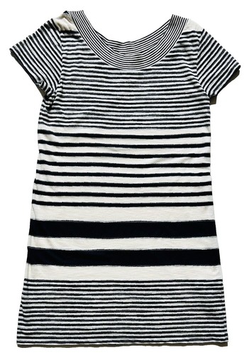 Anthropologie Sea Folly STRIPE DRESS Green White M Medium | eBay