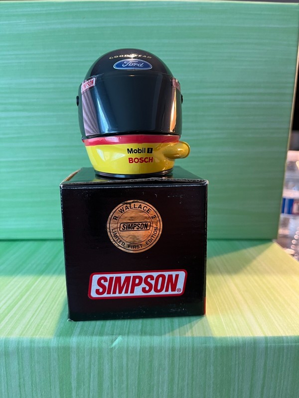 Rusty Wallace Simpson Limited First Edition Mini Helmet Miller Genuine Draft