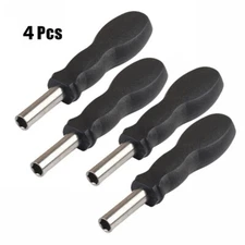 4PCS 1/4" Magnetic Screwdriver Bit Driver Handle Tool for Hex Torx Slotted Bits