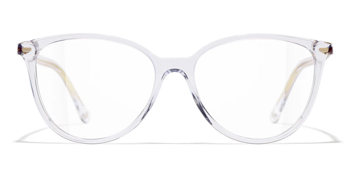 Chanel 3446 660 54 Transparent Eyeglasses CH3446 - Picture 2 of 3