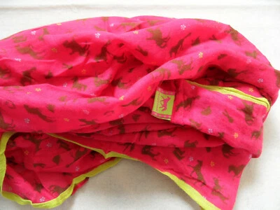 PFERDEFREUNDE schöner Loop Schal Pferde pink TOP ST421 - Bild 1 von 2