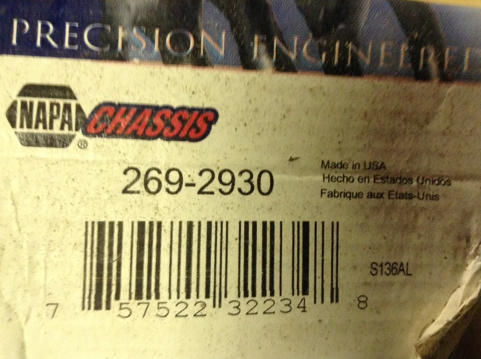 NOVO NAPA 269-2930 extremidade da haste de direção dianteira direita externa - Compatível com 95-97 Ford F-250 - Imagem 2 de 4