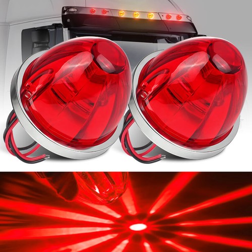 LED Clearance Side Marker Watermelon Lights Truck Trailer Lorry Caravan 12/24V - Picture 2 of 51