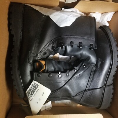 Bates Mens Military boots sz 5.5 XW Black Leather Combat Gore-Tex ICWB  inserts 