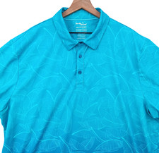 Birdie Bound Golf Polo Shirt Mens 3XL Floral Performance Stretch Quick Dry 55"