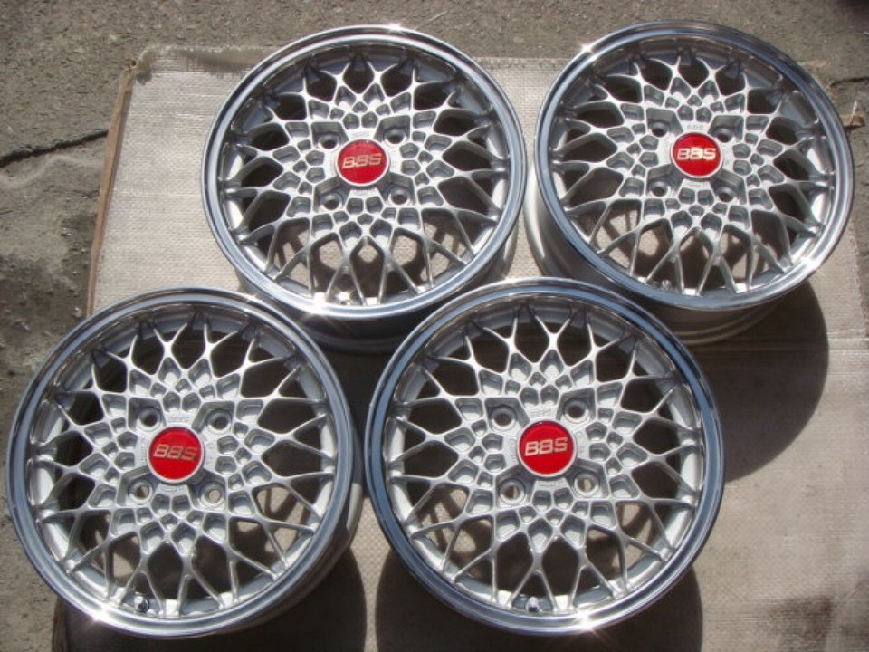 JDM Wheels BBS 14x5J 5x114.3 45 BBS aluminum wheel Set4 WP eBay