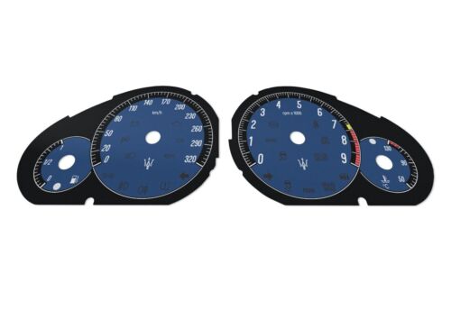 Maserati GranTurismo, Quattroporte - Speedometer dials MPH to KM/H Gauges - Picture 4 of 6