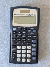 TEXAS INSTRUMENTS TI-30 Calculator With Original Case Tested Works, Made USA