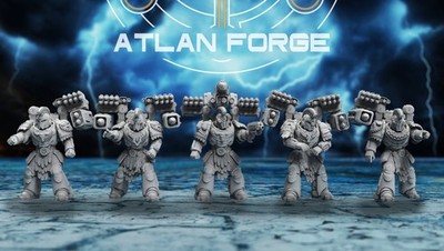 Minoan Astraponites (Atlan Forge/Tabletop Game Miniatures/Compatible w/ 40K)