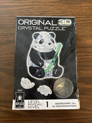 BePuzzled Panda 3D Crystal Puzzle NIP