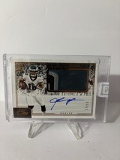 2020 Panini One 27/35 Jalen Reagor No. 15 Rookie 4 Color Patch Auto RC