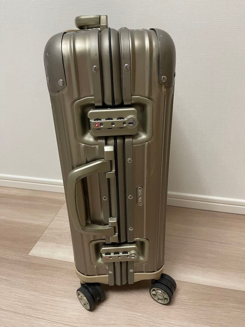 Rimowa Topas 32L Gold 4 wheels Carry Case Suitcase USED | eBay