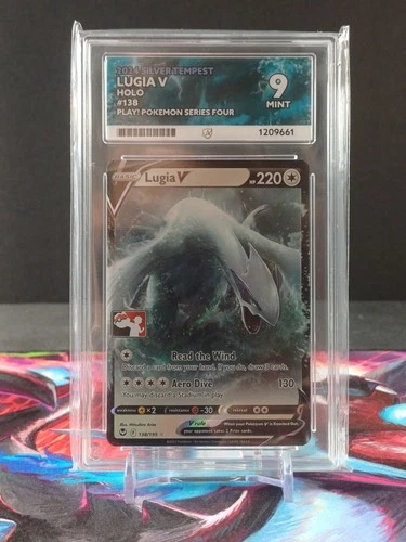 Pokemon TCG Lugia V Card 138/195 Play! Prize Pack Stamped ACE 9 Very Low Pop!!!