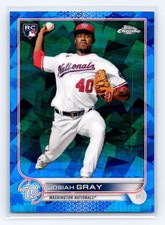 2022 Topps Chrome Sapphire Edition #43 Josiah Gray Rookie Washington Nationals