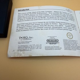 Jeu Nintendo NES - ATTACK OF THE KILLER TOMATOES - FRA - complet