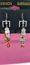 Multicolor Glass Beaded Dangle/Drop Earrings ...