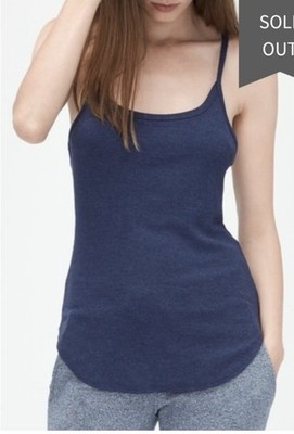 UGG eveline navy blue tank top womens size small  Racerback Rayon Super Soft