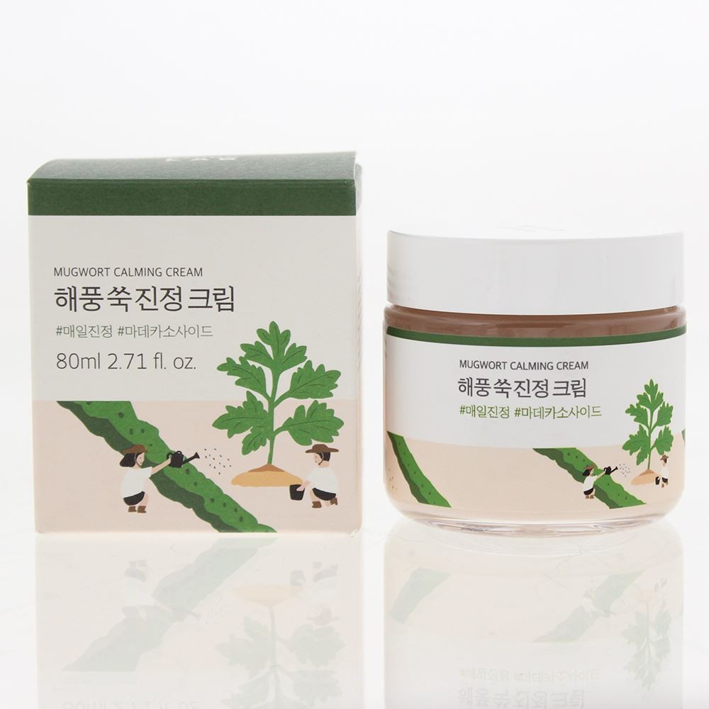 Round Lab Mugwort Calming Cream Intensive Hydrating Emulsion With Soothing Effect 80 Ml - Image 2