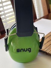 Snug Kids Earmuff Defenders Bright Green Noise Reducing Padded Racing Autism