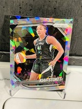 2025 Panini WNBA Prizm Kiah Stokes #58 Cracked Ice