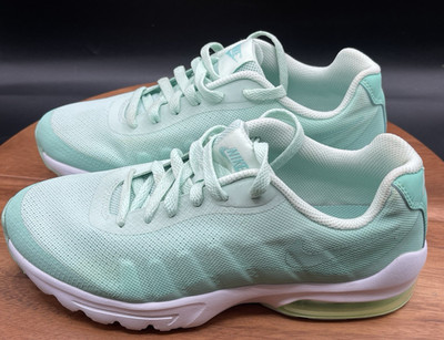 Nike Air Max Invigor Print GS  Aqua Green White Sz 6Y Womens 8 AH5261-300 Shoes