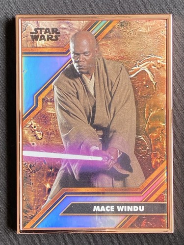 Mace Windu 2025 Topps Star Wars Galactic Antiquities Cortosis Character #C-8