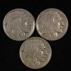 1928 Buffalo Nickel  PDS 3 Coin Set. #JRRC-5
