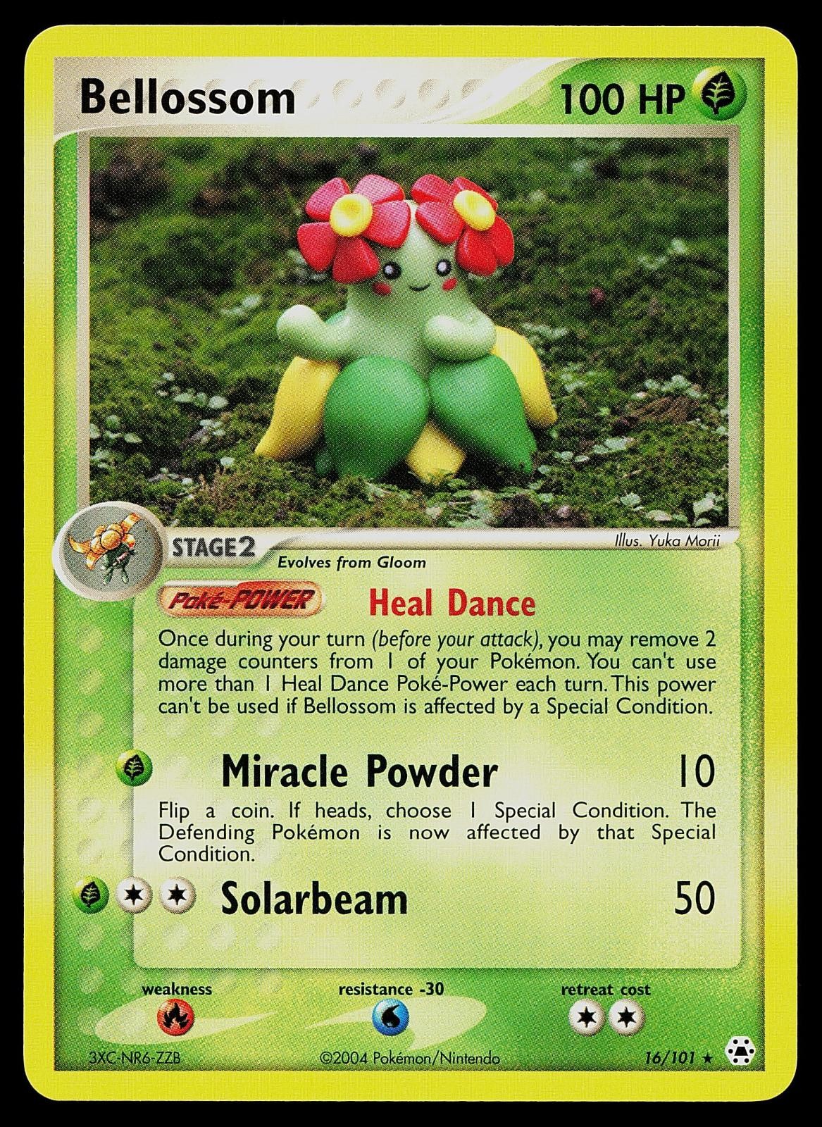 Pokemon Card - Bellossom Hidden Legends 16/101 Rare