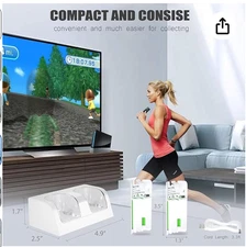 2-Pack 2800mAh Wii Remote Rechargeable Battery Pack with Charging Dock.