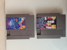 Tetris 1 and 2 I II Nintendo NES | BUNDLE | LOT | AUTHENTIC | TESTED | GREAT