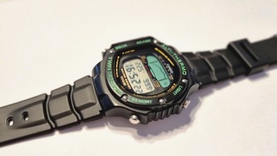 Casio Alt 6000 Alti Thermo Armbanduhr Vintage RAR selten TWIN SENSOR Japan