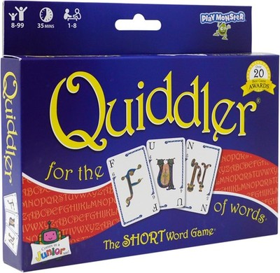 Quiddler Card Games for Kids - Playing Cards Word Games, Deck of Cards, Fun Fami