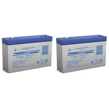 Power-Sonic 6V 7Ah Replaces PowerSmart App Intelligent LCD OR700LCDRM1U - 2 Pack